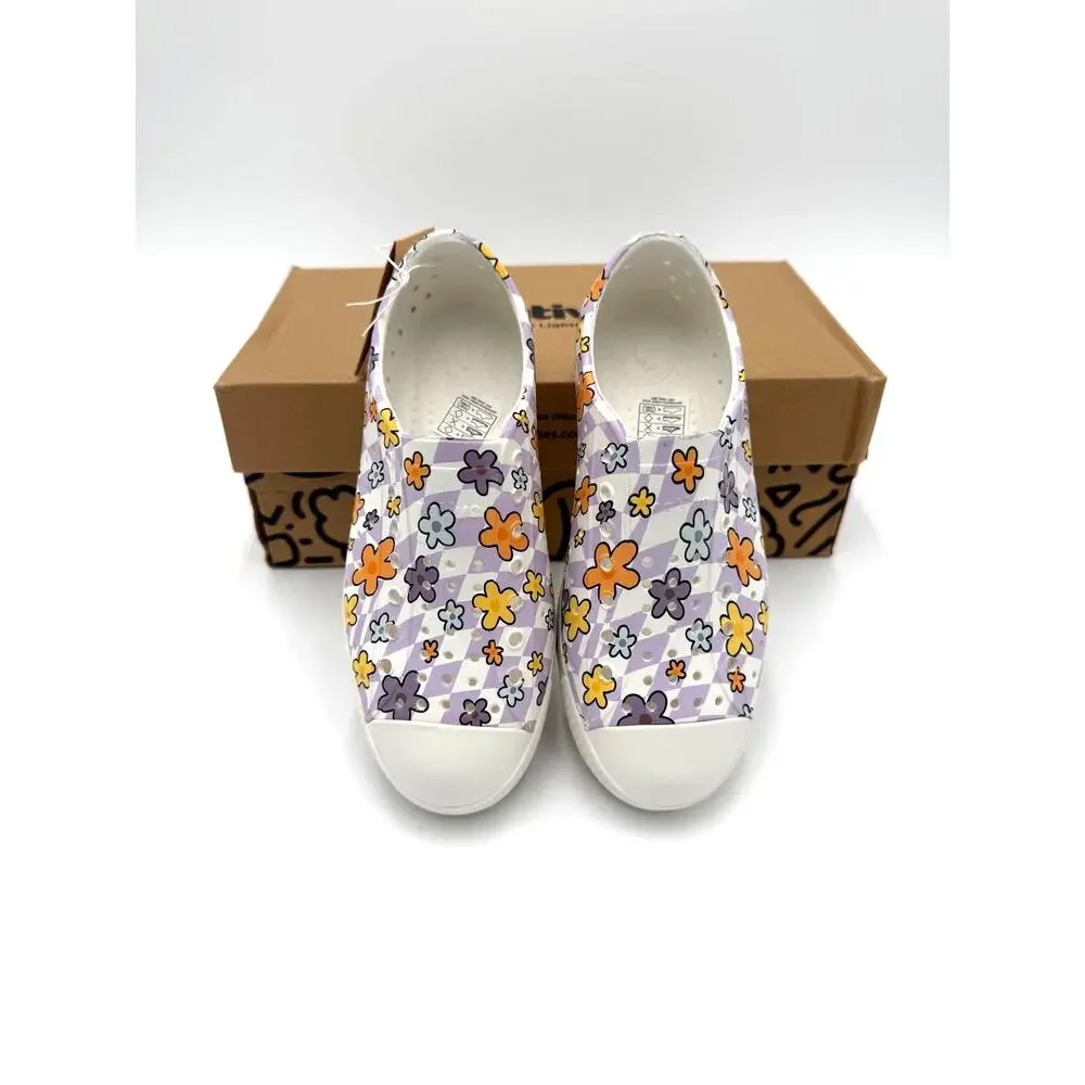 NEW! Native Jefferson Child Shoes - Daisy Grid - J2 (little kid 2)